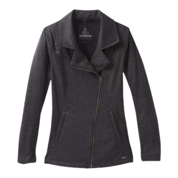 prAna Marabelle Zip-up Waterproof Fleece Softshell Jacket - Gray - Size Small - Picture 2 of 12